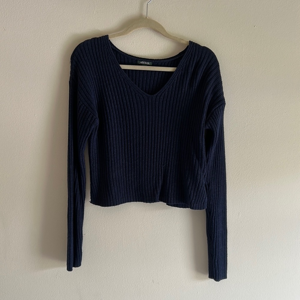 Navy Wild Fable Knit Sweater